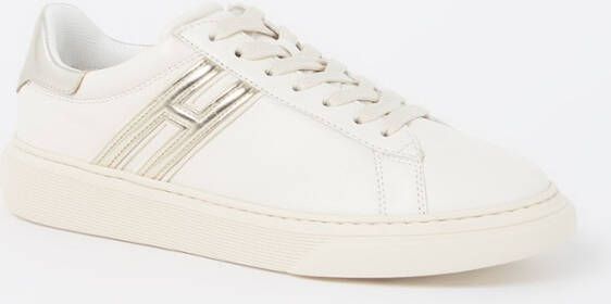 Hogan H365 sneaker van leer met metallic details