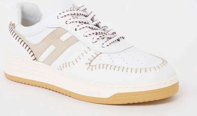 HOGAN Lage Sneakers Dames Hxw6300eu5c Maat: 41 Materiaal: Leer Kleur: Wit - Foto 3