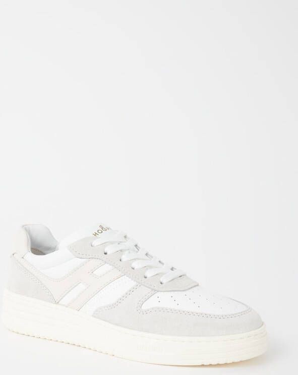 HOGAN Lage Sneakers Dames H630 Allacciato Maat: 40 Materiaal: Leer Kleur: Wit - Foto 6