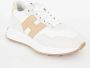 HOGAN Lage Sneakers Dames H641 Allacciato Maat: 42 Materiaal: Textiel Kleur: Beige - Thumbnail 2