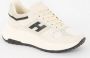 HOGAN Sneakers Dames Combi Mesh Sneaker Maat: 40 Materiaal: Leer Kleur: Beige - Thumbnail 2