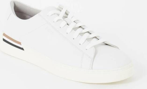 BOSS Lage Sneakers Heren Clint Tenn Maat: 44 Materiaal: Leer Kleur: Wit - Foto 4