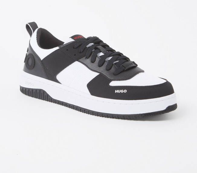 Hugo Boss Antracietkleurige Sneakers Van Kalfsleer Met Rubberen Zool - Foto 3