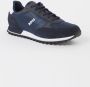 BOSS Lage Sneakers Heren Parkour-l Runn Maat: 41 Materiaal: Leer Kleur: Blauw - Thumbnail 3