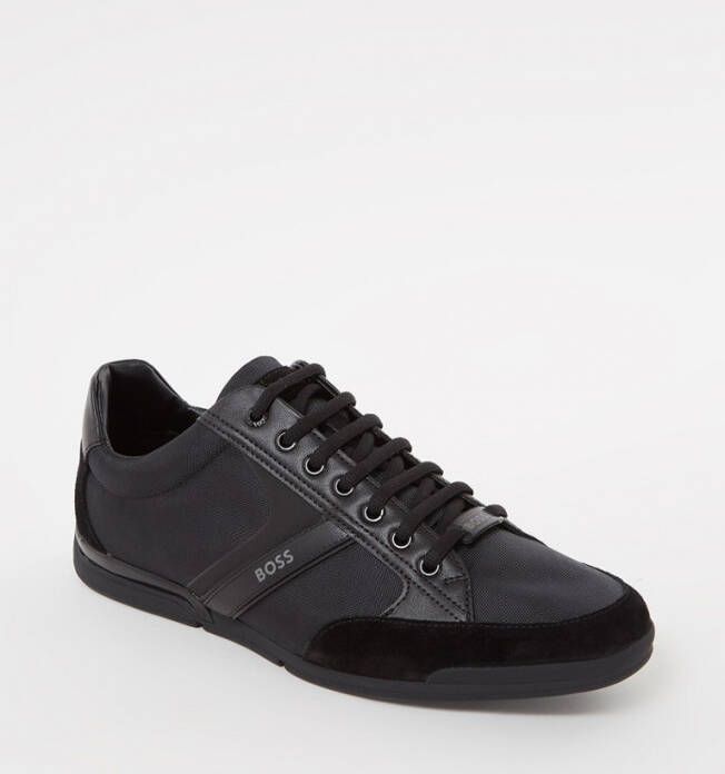 Hugo Boss Saturn Lowp Shoe Black Zwart Heren - Foto 6