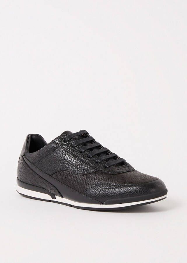 Boss Saturn Low Trainers Zwart Heren