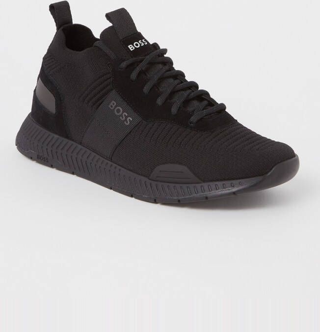Boss Sneakers met labeldetails model 'Titanium_Runn' - Foto 3