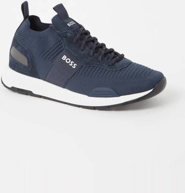 Boss Sneakers met labeldetails model 'Titanium_Runn' - Foto 2
