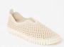 Ilse Jacobsen Instappers Dames Instapschoenen Damesschoenen Canvas Tulip3275 Gebroken wit - Thumbnail 3