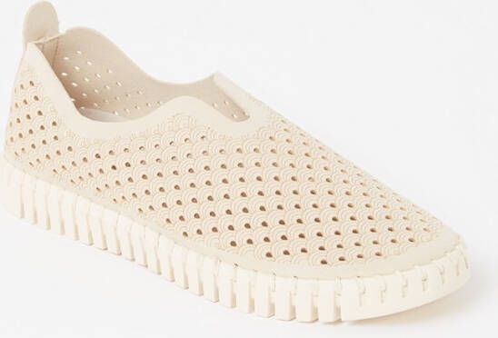 Ilse Jacobsen Instappers Dames Instapschoenen Damesschoenen Canvas Tulip3275 Gebroken wit - Foto 5