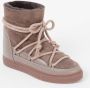 INUIKII Enkellaarsjes Dames Outdoor Snowboots Damesschoenen Suède Classic Sneaker Beige - Thumbnail 4