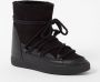 Inuikii Zwarte Suède Leren Sleehak Sneaker Black Dames - Thumbnail 3