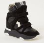 Isabel marant Zachte leren sneakers met Velcro-klittenbandsluiting Black Dames - Thumbnail 2