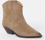 Isabel Marant Western Stijl Suède Enkellaarsjes met Zijlussen - Thumbnail 1