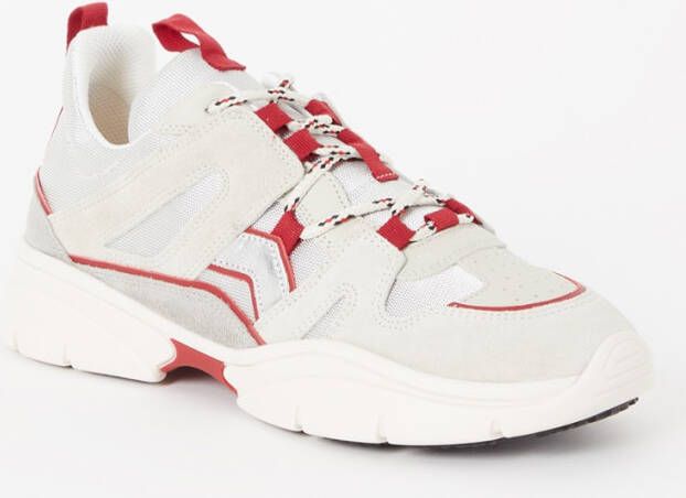 Isabel marant Kindsay sneaker met schapensuède details
