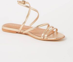 Jonak Apolline sandaal van leer met metallic finish