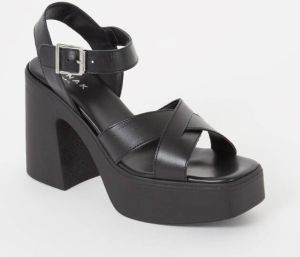 Jonak Palme sandalette van leer