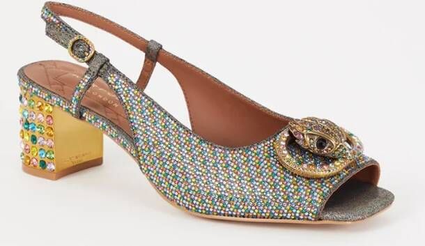 Kurt Geiger Chelsea slingback met strass