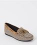 KURT GEIGER LONDON Mocassins Dames Eagle Moccasin Maat: 39 Materiaal: Textiel Kleur: Beige - Thumbnail 4