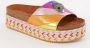 KURT GEIGER LONDON Slippers Dames Kensington Flatform Maat: 40 Materiaal: Leer - Thumbnail 4