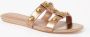 Kurt Geiger Octavia Dress slipper van leer met metallic finish - Thumbnail 3