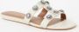 Kurt Geiger Octavia Dress slipper van leer met metallic finish - Thumbnail 3