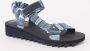 KURT GEIGER LONDON Sandalen Dames Orion Maat: 36 Materiaal: Textiel Kleur: Blauw - Thumbnail 4