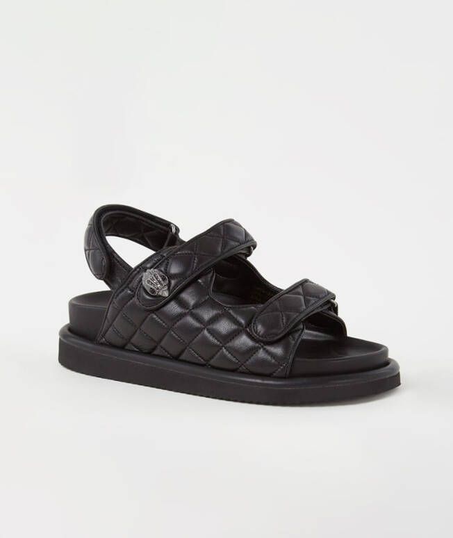 Kurt Geiger Orson Quilted Sandals Zwart Dames - Foto 4