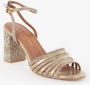 Kurt Geiger Pierra sandalette van leer met metallic finish - Thumbnail 3