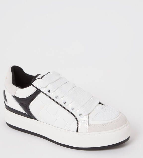 Kurt Geiger Southbank sneaker met leren details