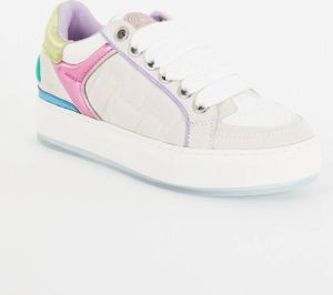 Kurt Geiger Southbank sneaker van quilted leer met metallic details