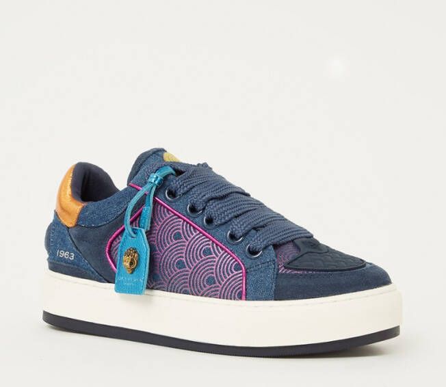 Kurt Geiger Southbank Tag sneaker met grafische print en suède details