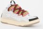 Lanvin Witte Leren Sneakers Multicolor Veters Multicolor Dames - Thumbnail 2