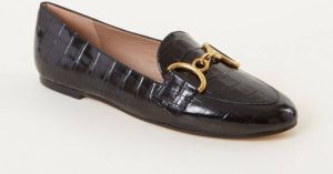 L.K.Bennett L-K-Bennett Daphne loafer van lakleer met horsebit