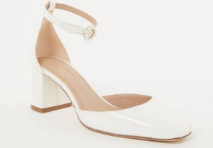 L.K.Bennett L-K-Bennett Darling slingback van leer met imitatieparels