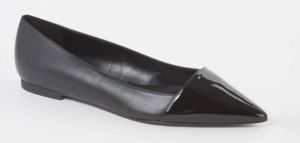 L.K.Bennett L-K-Bennett Murphy ballerina met lakleren details