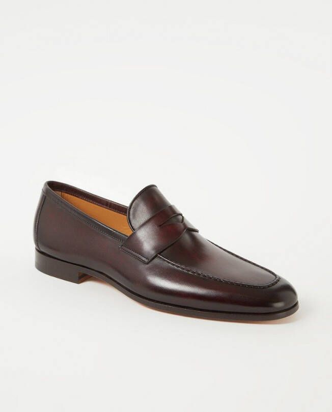 MAGNANNI Loafers Heren 23802 Maat: 43 Materiaal: Leer Kleur: Bruin