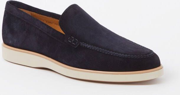 MAGNANNI Loafers Heren 25117 Maat: 44 Materiaal: Suède Kleur: Blauw - Foto 4