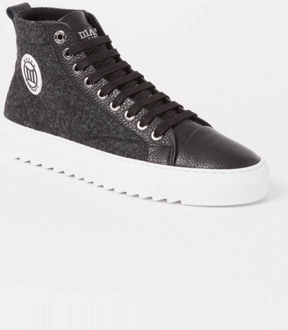 Mason Garments Astro Hi sneaker met leren details