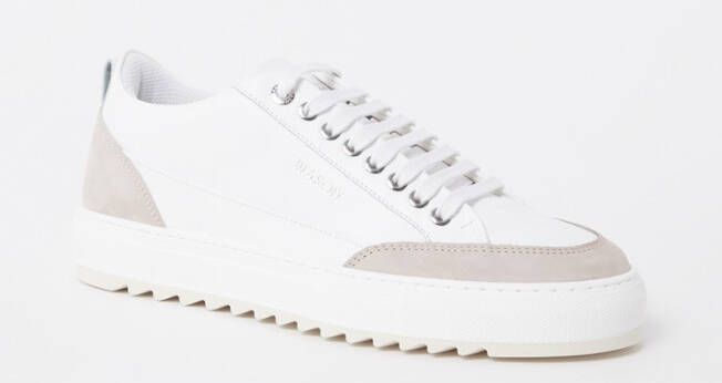 Mason Garments Tia sneaker van leer met details van nubuck - Foto 3