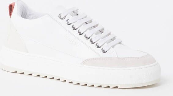 Mason Garments Tia sneaker van leer met details van nubuck