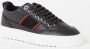 Mason Garments Tia sneaker van leer met suède details Zwart - Thumbnail 6
