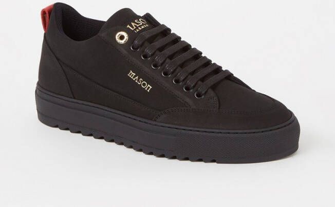 Mason Garments Tia Nubuck Sneaker Stijlvol en Comfortabel Zwart Heren - Foto 3