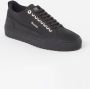 Mason Garments Zwarte Leren Modieuze Sneaker Fw23-1D Zwart Heren - Thumbnail 2