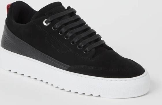Mason Garments Torino Regolare sneakers van suède met leren details - Foto 2