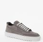 Mason Garments Grijze leren sneaker met zilveren details Green Heren - Thumbnail 2