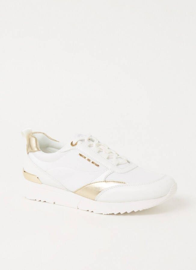 Michael Kors Allie Stride sneaker van canvas met leren details