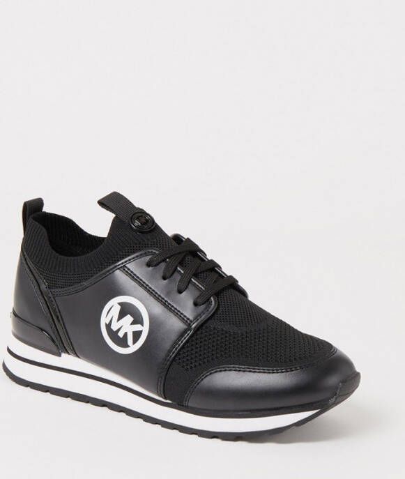 Michael Kors Dash sneaker met gebreid bovenwerk en leren details - Foto 4