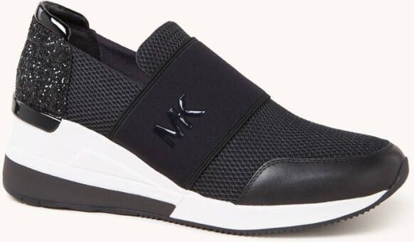 Michael Kors Sportschoenen Felix Sportschoenen Zwart Dames - Foto 3