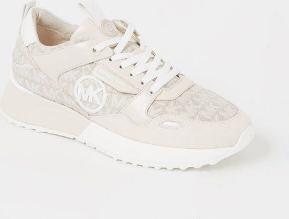 Michael Kors Theo sneaker van canvas met logoprint